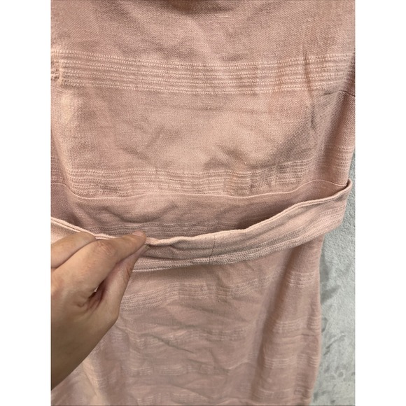 Free People Dress Women's S Pink Coquette Sheath Mini Open Back Lined Cotton NWT - Picture 2 of 10